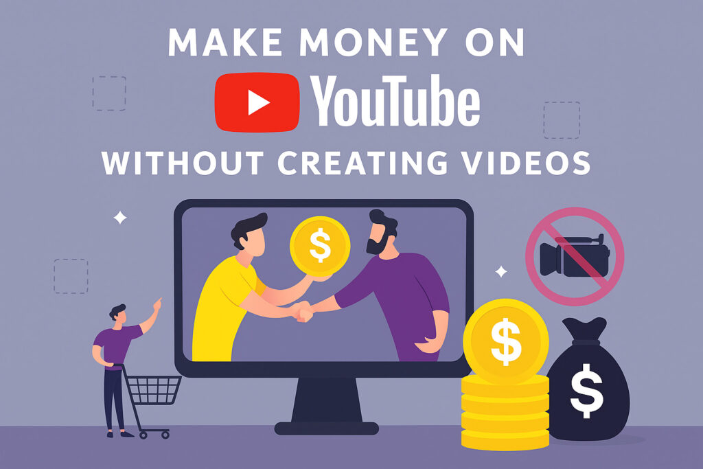 کسب درآمد از یوتیوب بدون نیاز به ساخت ویدیو