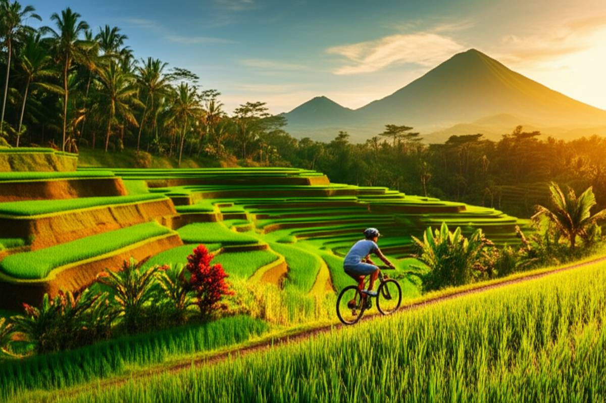 دوچرخه سواری در بالی: راهنمای جامع مسیرها و اجاره دوچرخه
