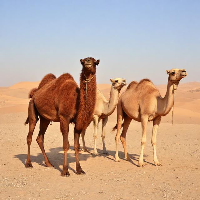 انواع شتر در کویرهای ایران