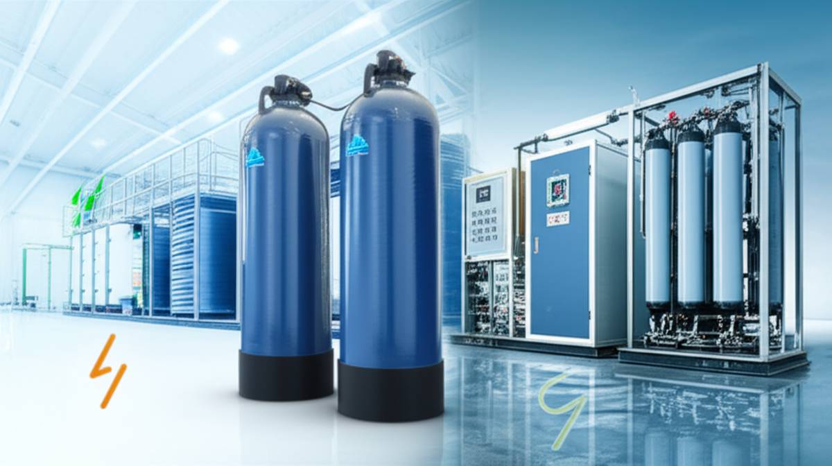 سختی گیر رزینی و دیونایزر صنعتی؛ کاهش سختی و هدایت با برند اطلس آب