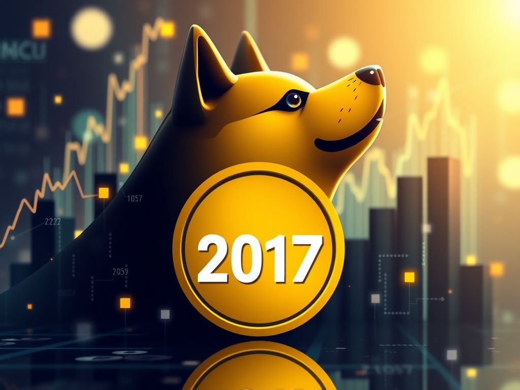 قیمت دوج کوین در سال 2017: نگاهی دقیق به روند و نوسانات