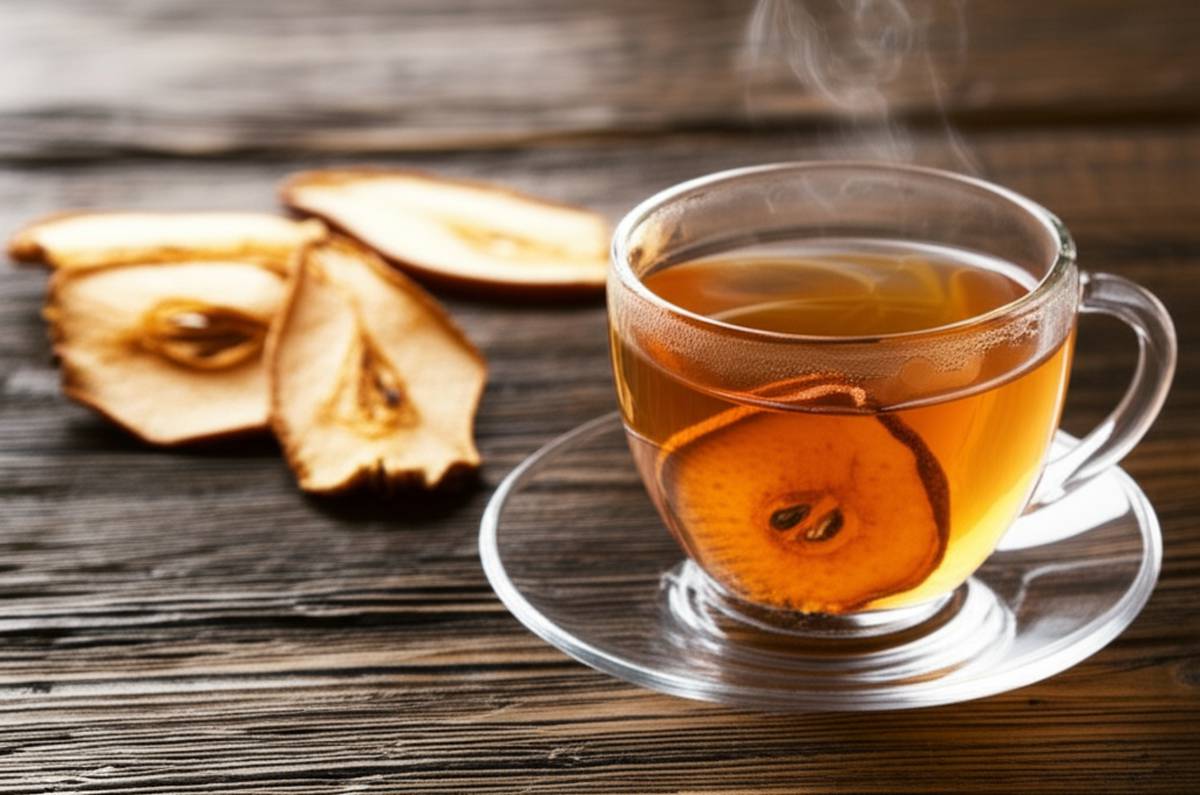 دمنوش | طرز تهیه طرز تهیه چای خشک گلابی