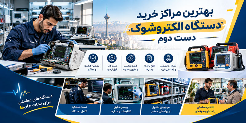 بهترین مراکز خرید دستگاه الکتروشوک دست دوم
